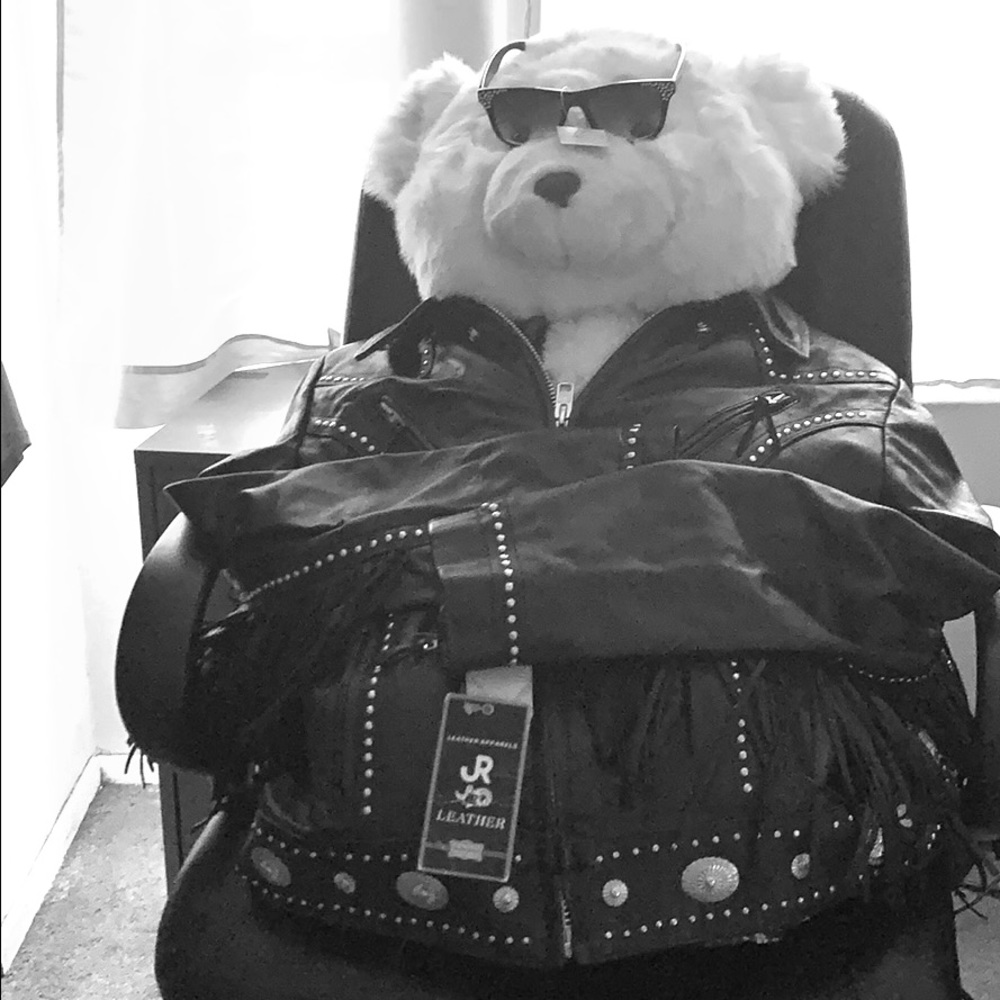 Motorcycle Black Leather Jacket